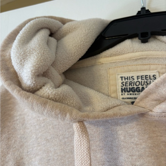 Beige Hoodie with Dancing Bear Design - Picture 3 of 4